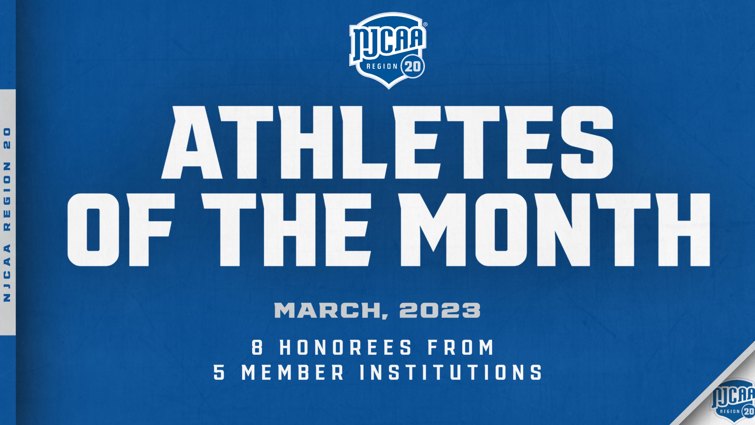Region 20 Names March Players of the Month