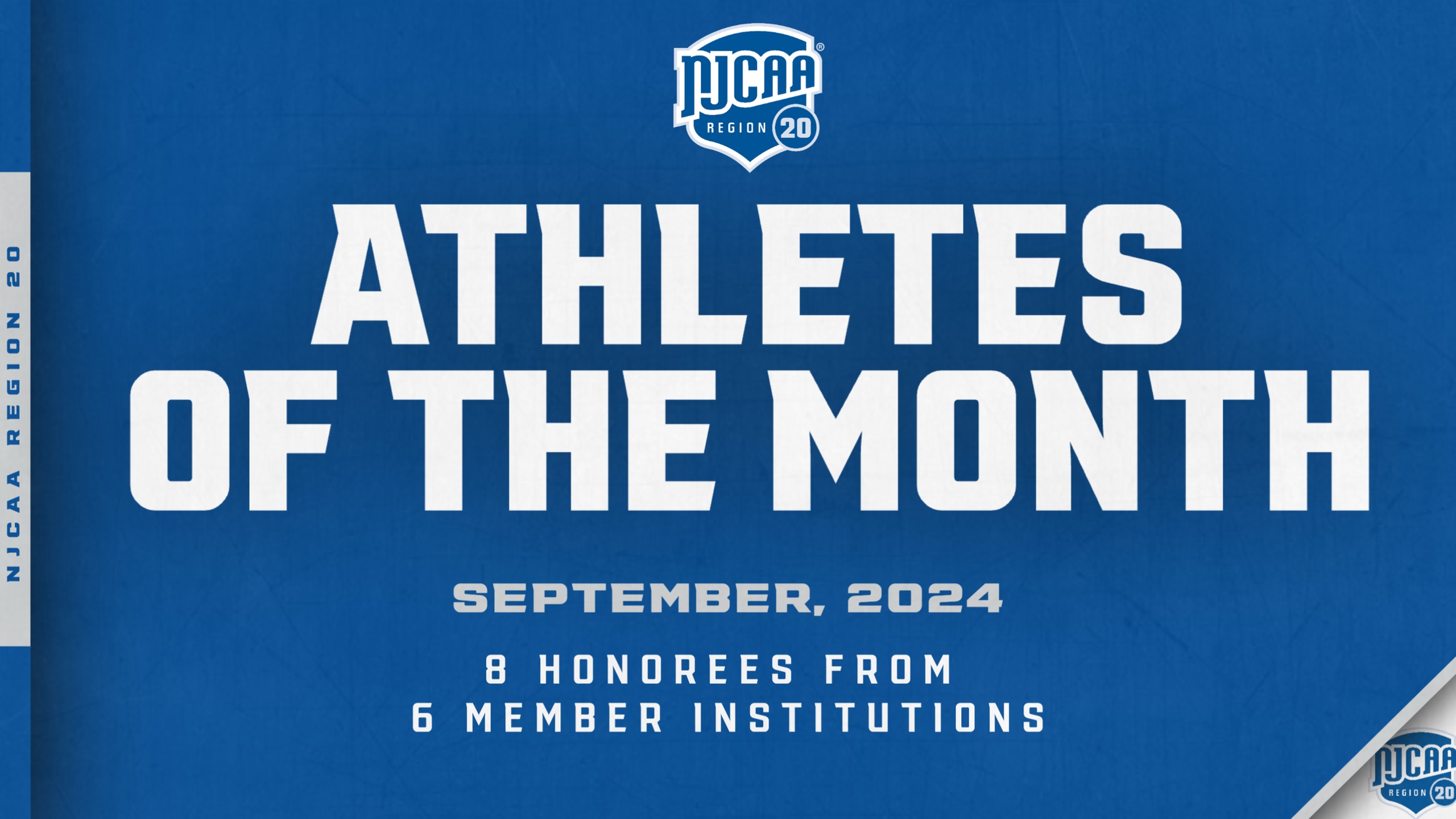 Region 20 Announces Athletes of the Month for September