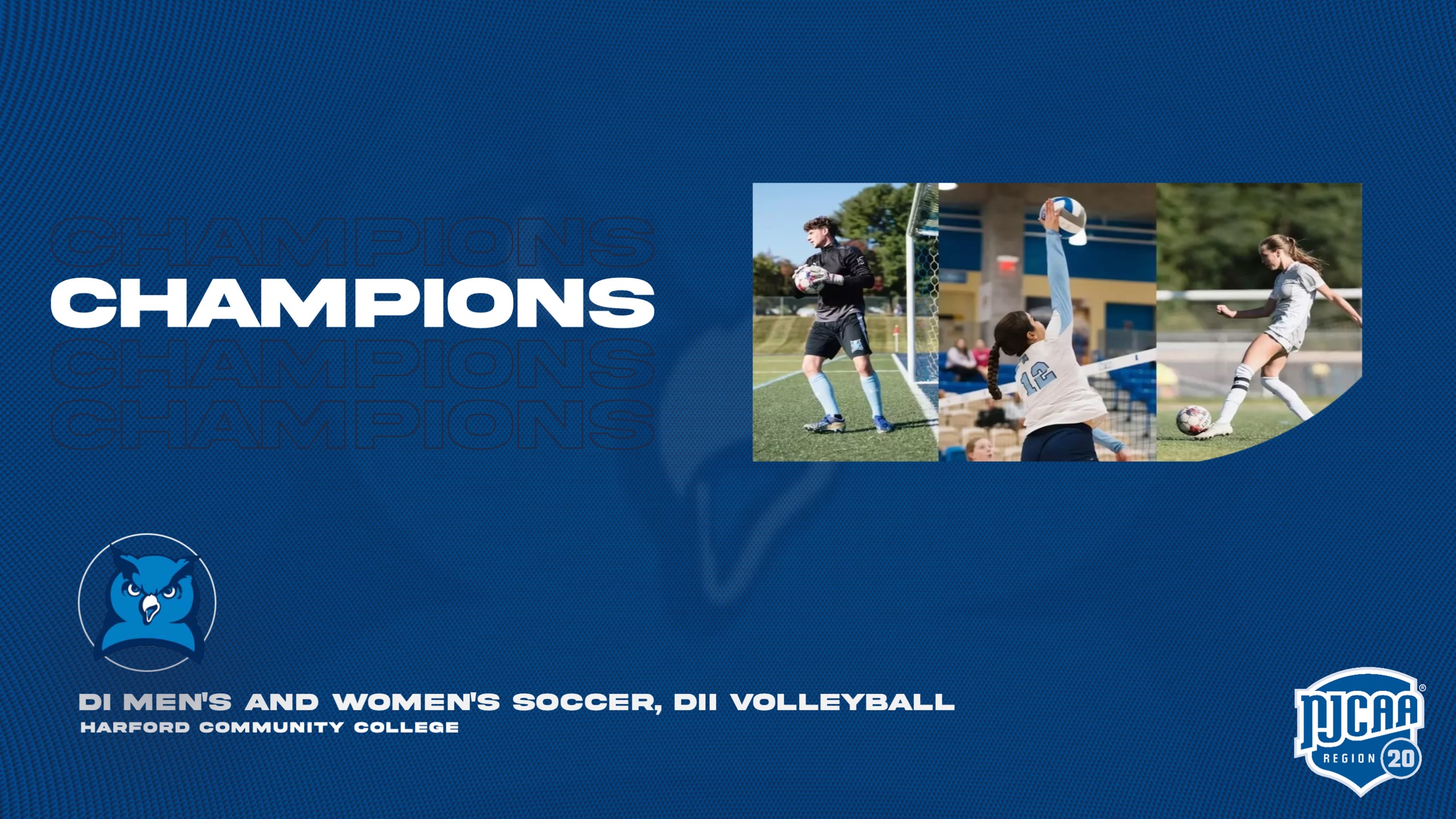 Harford Captures Men's and Women's Soccer, Volleyball Region Titles
