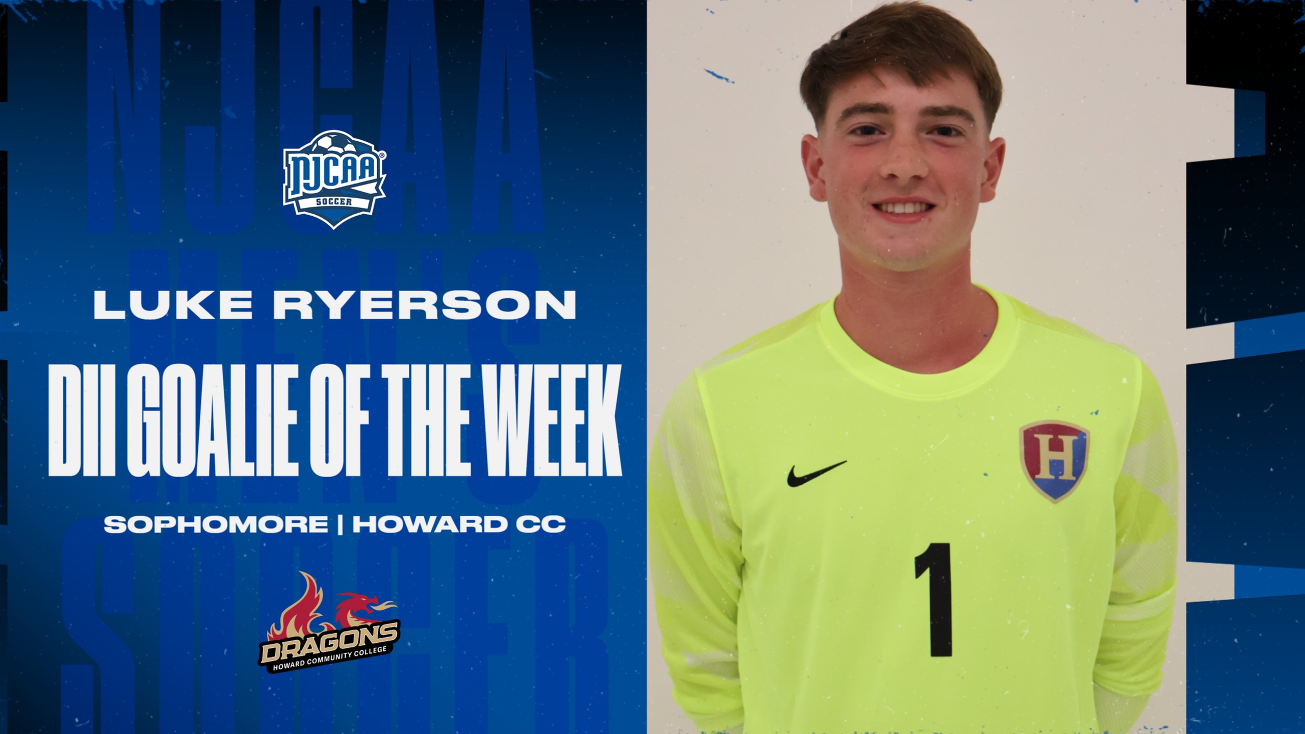 Howard's Ryerson Named DII Goalie of the Week